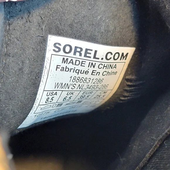 Sorel Womens Joan Of Arctic Wedge II Chelsea  Elk Ankle Boots Women's Size 8.5 - Picture 10 of 10